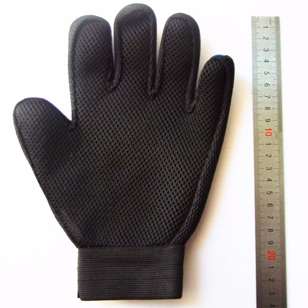 glove massage brush size