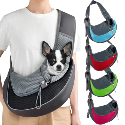 DoggyDogDawg CozyCarry™ Hands-Free Pet Sling Carrier for Small Dogs & CatsPerfect for your store, buddy! 🐾💕 It's short, branded, SEO-friendly, and highlights the hands-free convenience.