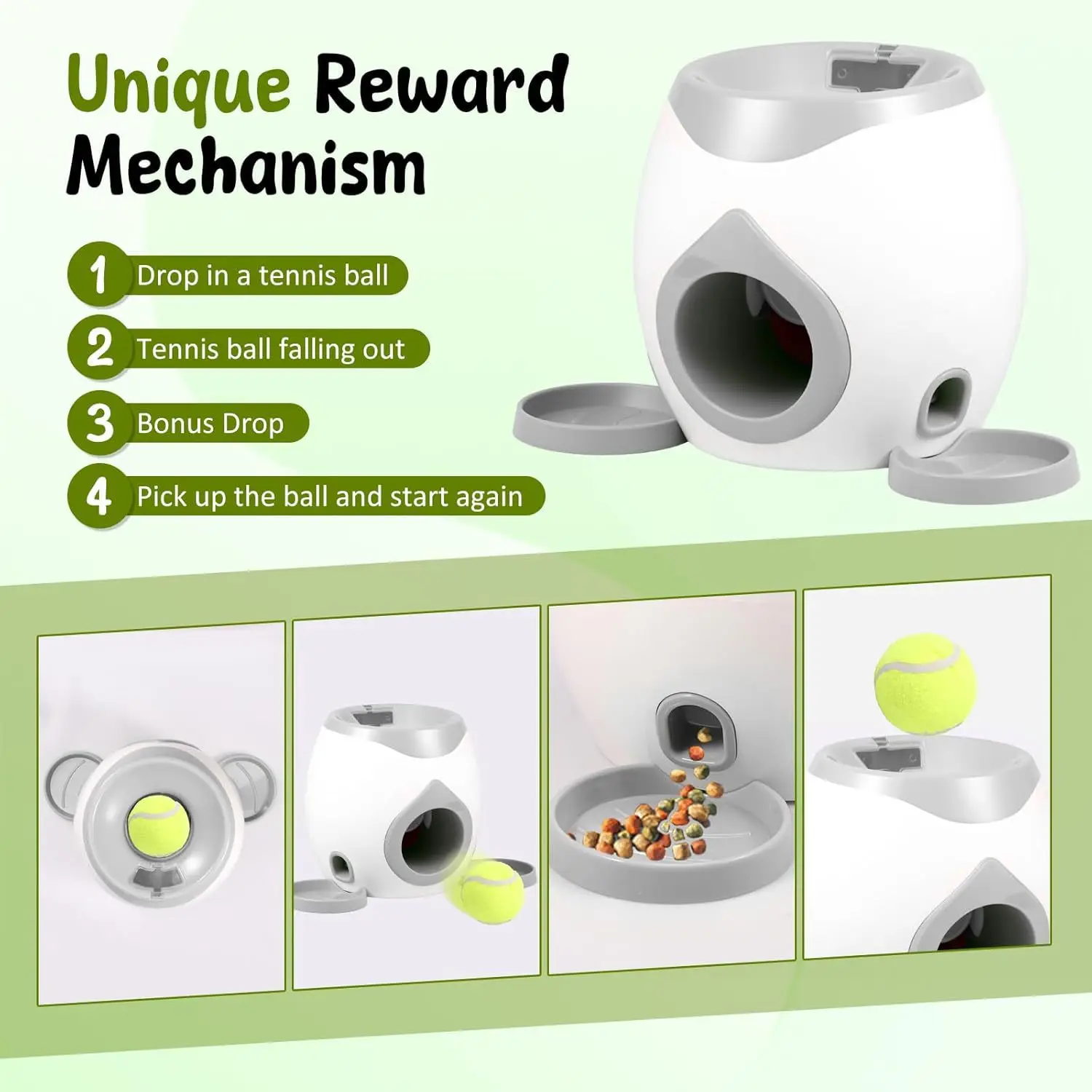 Automatic Dog Ball Launcher & Treat Dispenser – Interactive Fetch Toy - Image 4