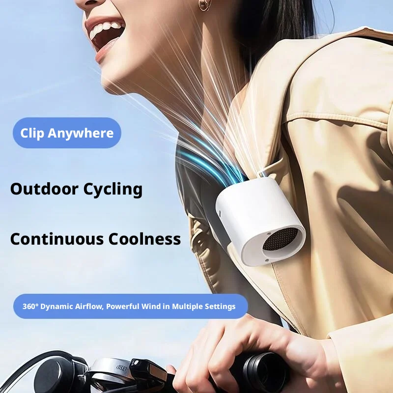 360° Rechargeable Clip-On Fan for Dog Walks & Pet Travel - Image 4