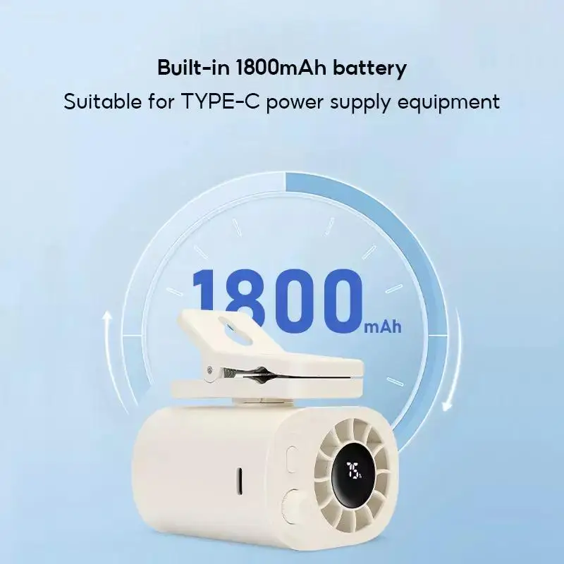 360° Rechargeable Clip-On Fan for Dog Walks & Pet Travel - Image 6
