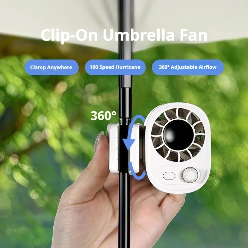 360° Rechargeable Clip-On Fan for Dog Walks & Pet Travel - Image 3