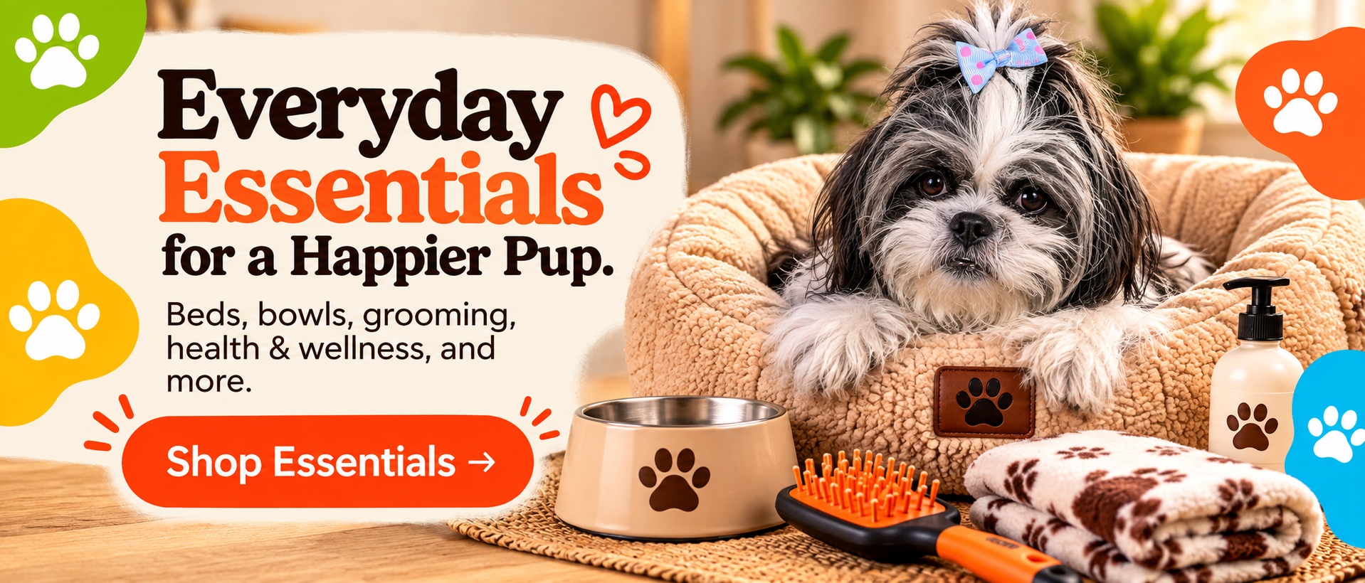 Everyday Essentials for a Happier Pup - Shop Essentials